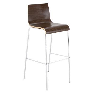 Image of Mercer Barstool, Dark Wood